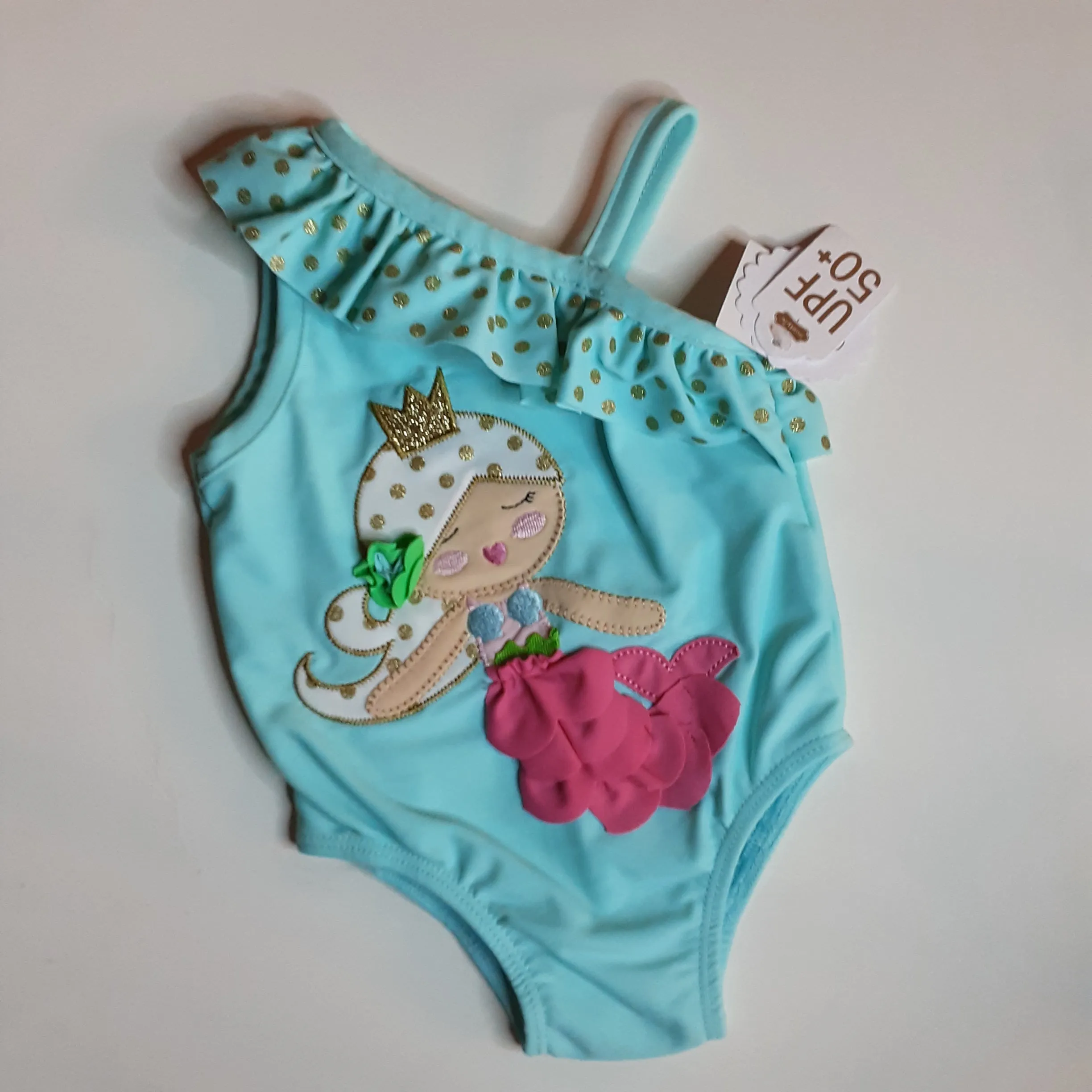 Infant UPF50  Mermaid Swimsuit | Mud Pie Swimwear