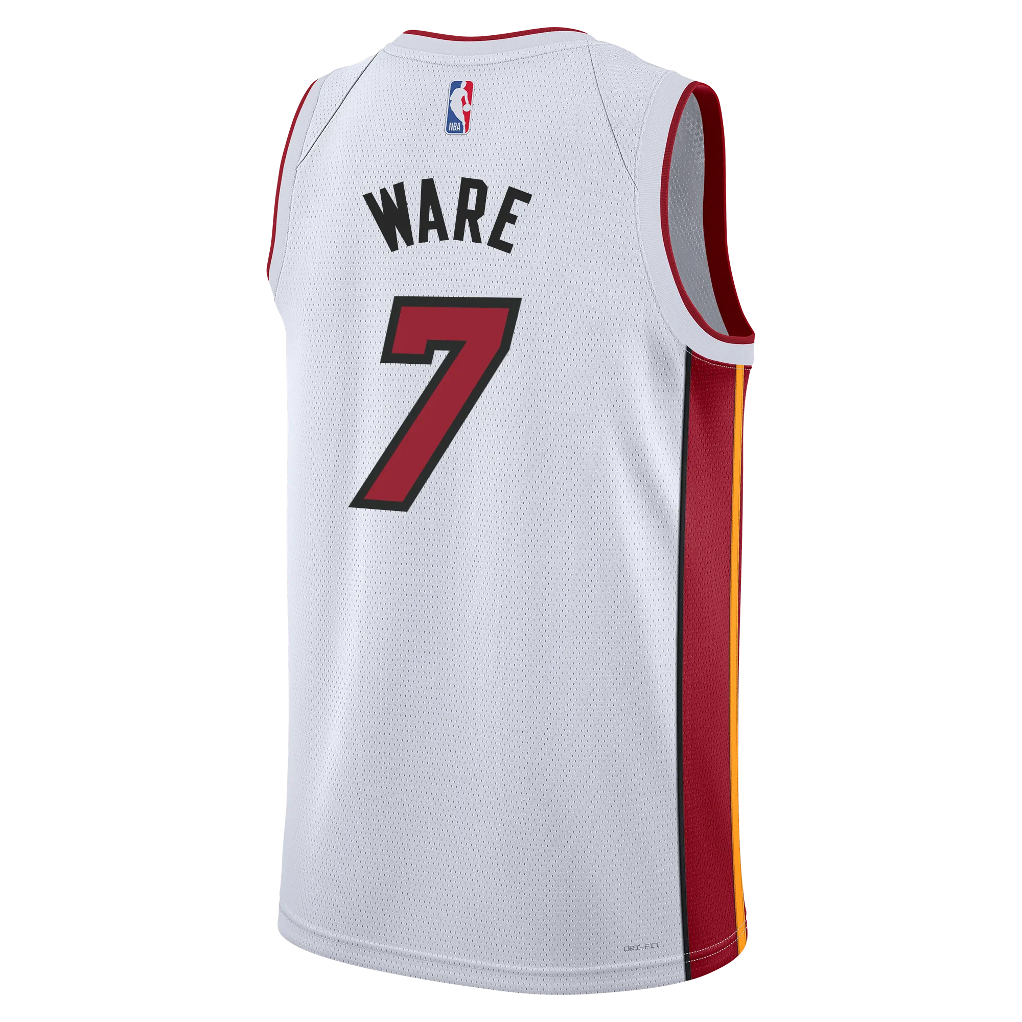 Kel'el Ware Nike Miami HEAT Association White Swingman Jersey