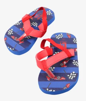 Kids Slippers - Blue Racer - Lil Republik