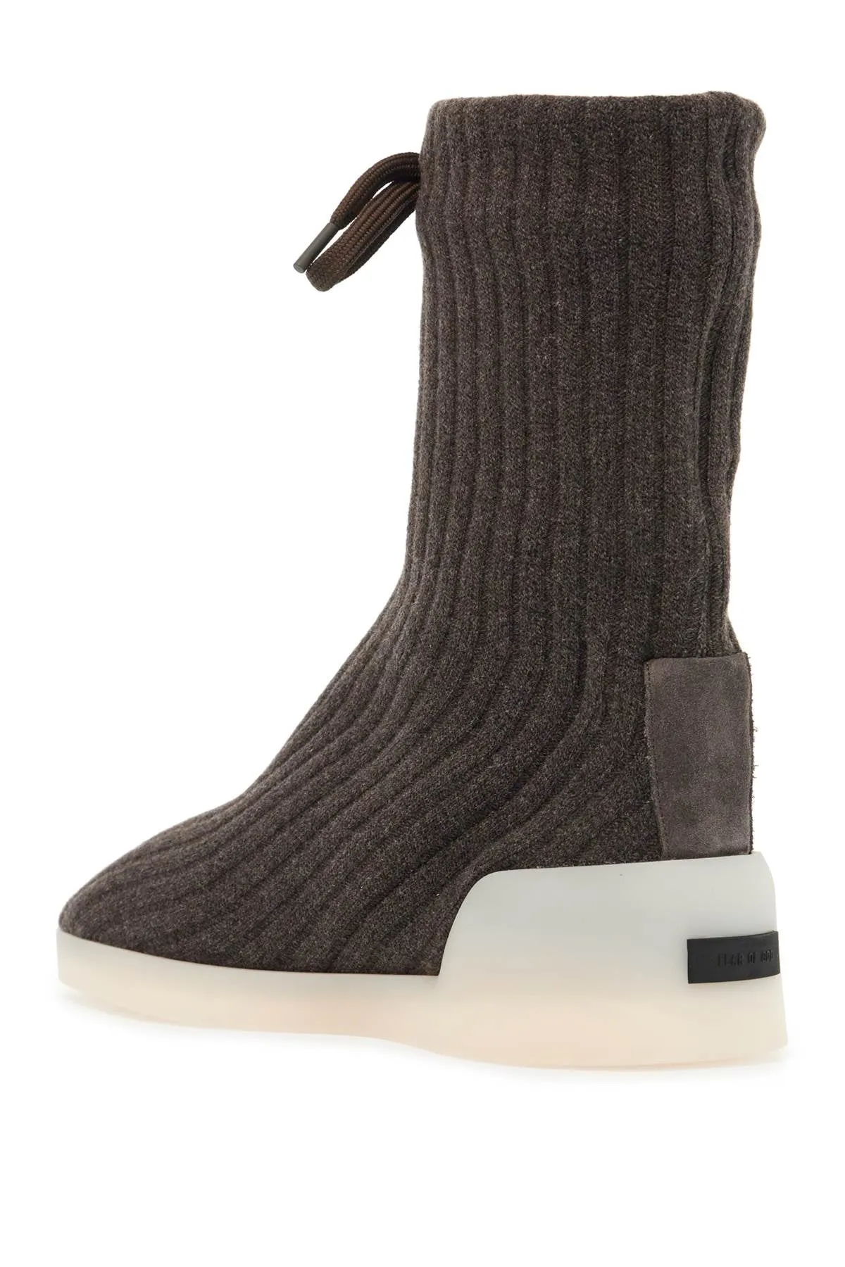 knit hi ankle boots FG24FW80 8015WOO BROWN