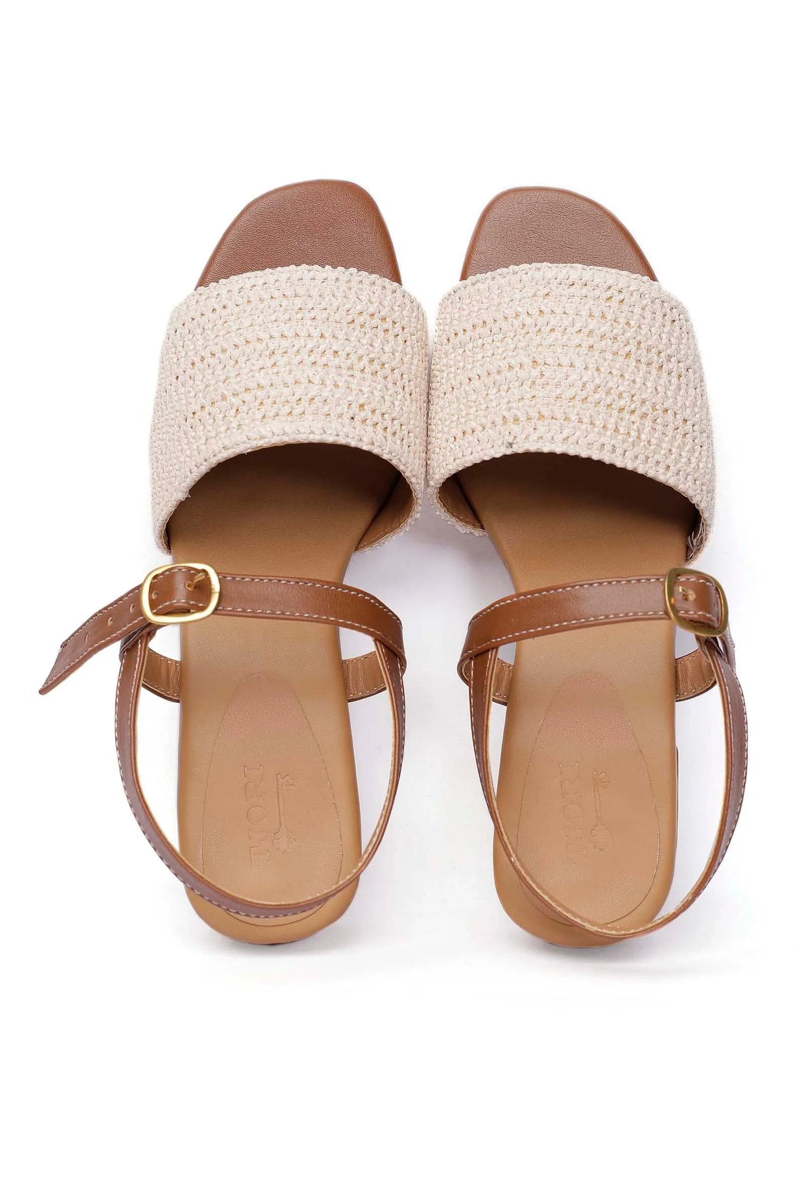 Koffi Raffia Weave Sandals