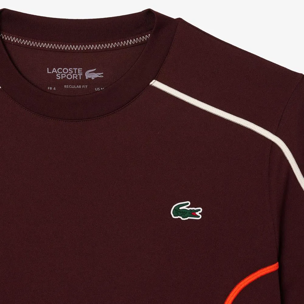 Lacoste Men's Piqué Ultra Dry Tennis Shirt - Bordeaux