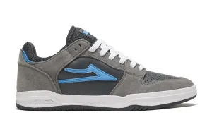 Lakai Shoes Telford Low - Grey/Cyan Suede