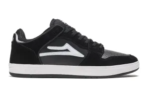 Lakai Telford Low Skateboard Shoe - Black/White