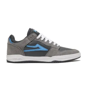 Lakai Telford Low Skateboard Shoe - Grey/Cyan