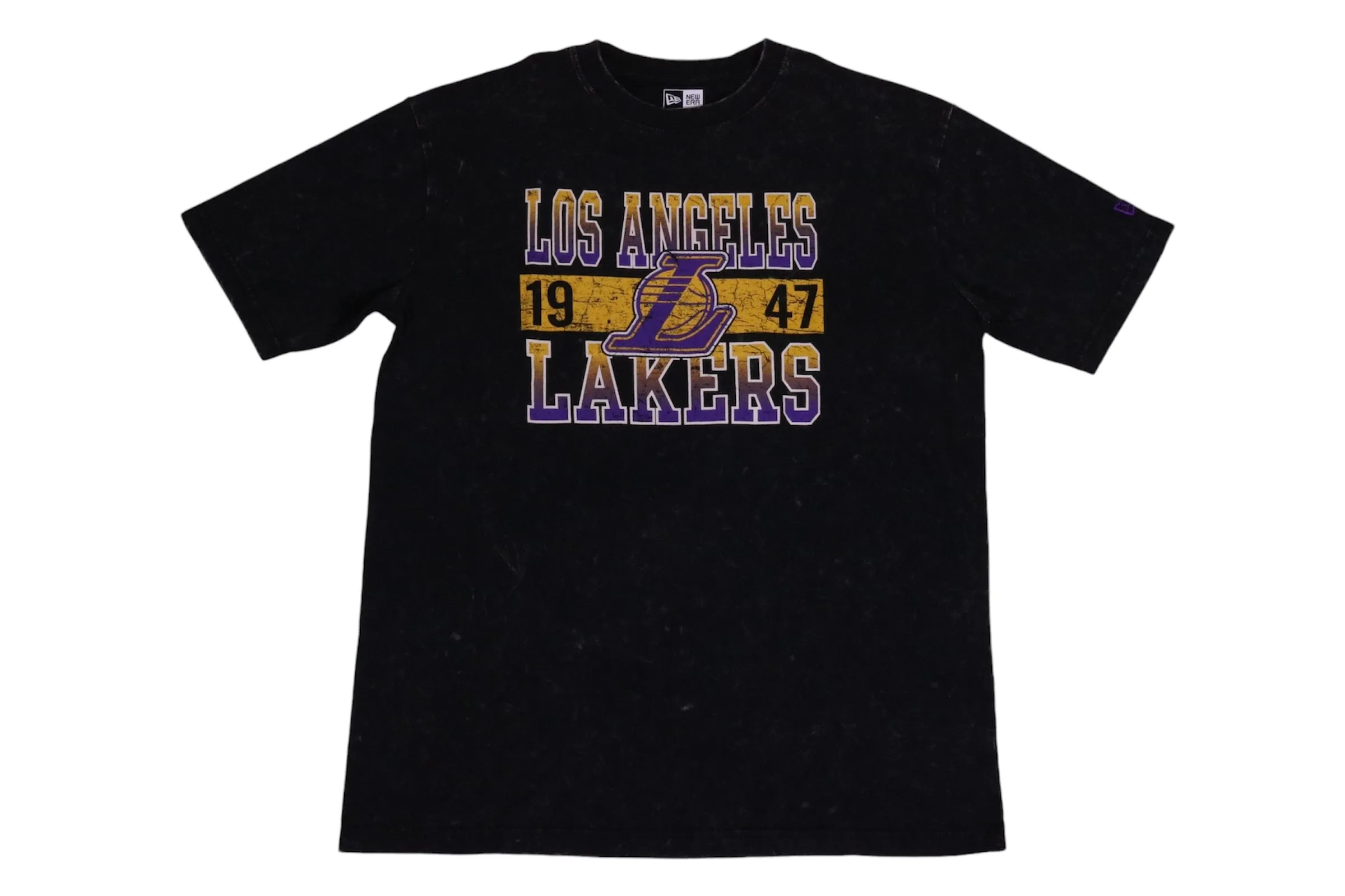 Lakers Acid Wash Tee