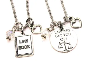 Lawyers Get You Off Set Of 2 Rope Chain Necklaces