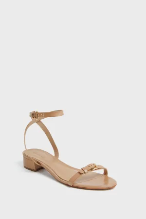 Light Nude Aurora Low Block Heels