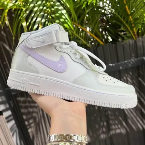 Lilac and Gray Custom Air Force 1