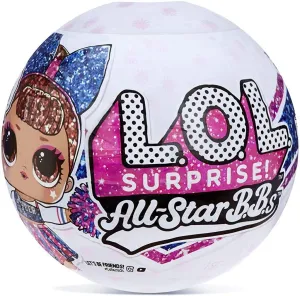 L.O.L. Surprise! All-Star B.B.s Sports Series 2 Cheer Team Sparkly Dolls with 8 Surprises