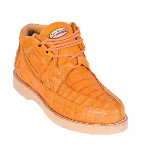 Los Altos Boots Mens # ZA060102 Full Caiman | Style #01 | Casual Shoe Boots | Color Buttercup