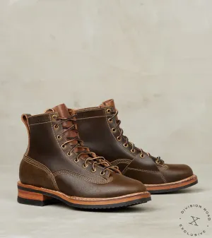 LTT Lineman 350 - 55 - Vibram Mini Lug - Horween Olive Waxed Flesh