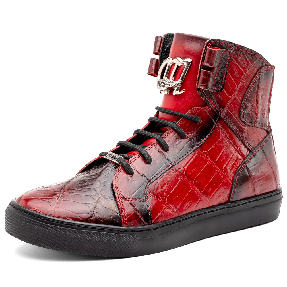 Mauri 6129/1 Baby Croc/ Nappa Red Dirty Black/ Red