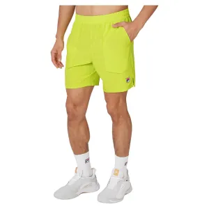 Men's 7 Inch Woven Tennis Court Short Cyber Lime