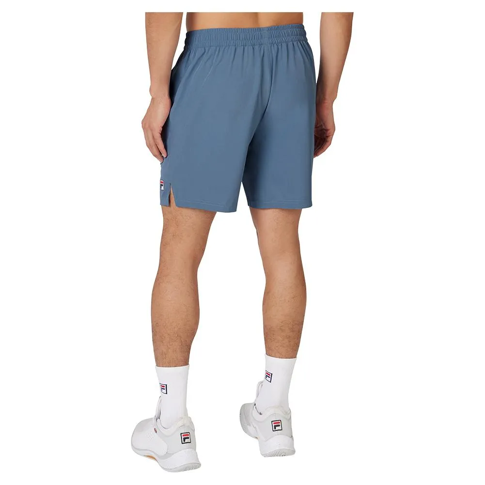 Men's 7 Inch Woven Tennis Court Short Elemental Blue