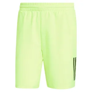 Mens Club 3 Stripe 9 Inch Tennis Short Lucid Lemon