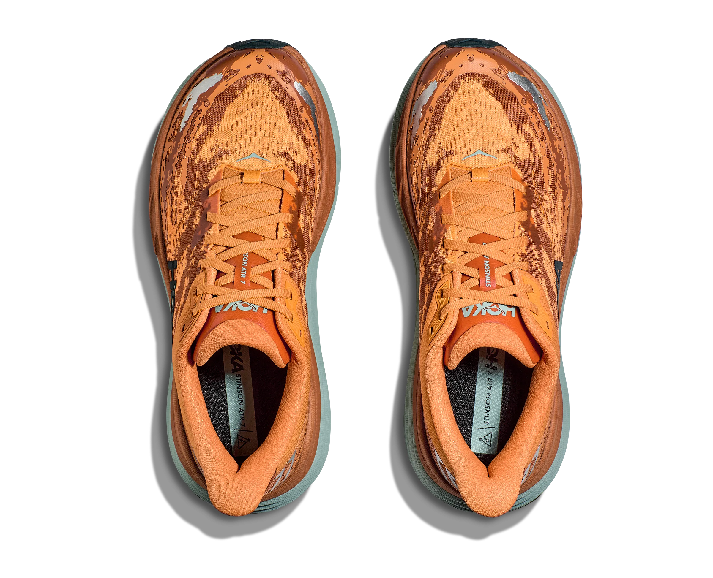 Men's Hoka Stinson 7 Color: Amber Haze / Amber Brown