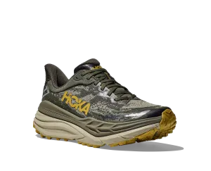 Men's Hoka Stinson 7 Color: Olive Haze / Forest Cover