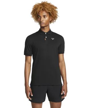 Mens Nike Dri-Fit Rafa Tennis Polo (Black)