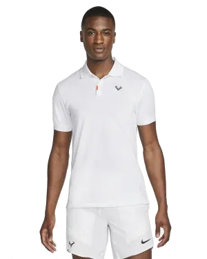 Mens Nike Dri-Fit Rafa Tennis Polo (White)