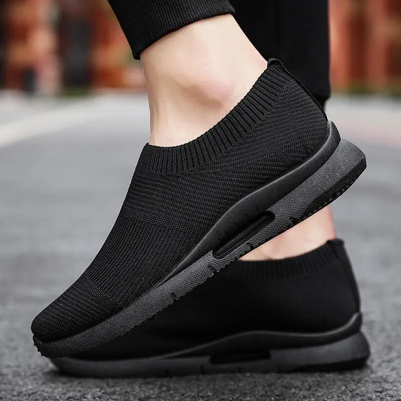 Men's Women's Unisex Casual Shoes Light Running Jogging Breathable Sneakers Slip on Loafer 2021