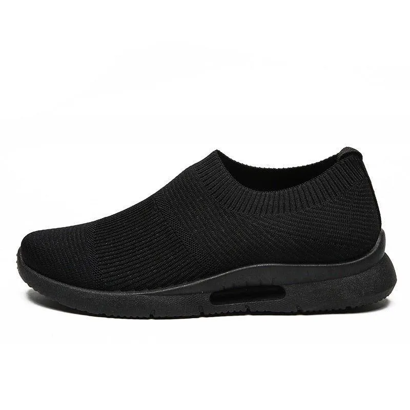 Men's Women's Unisex Casual Shoes Light Running Jogging Breathable Sneakers Slip on Loafer 2021