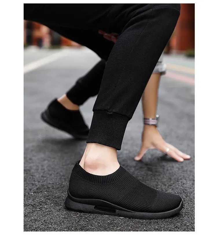 Men's Women's Unisex Casual Shoes Light Running Jogging Breathable Sneakers Slip on Loafer 2021