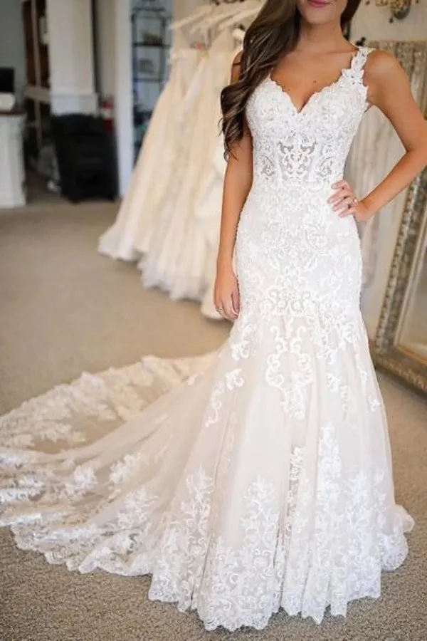 Mermaid Lace Wedding Dress