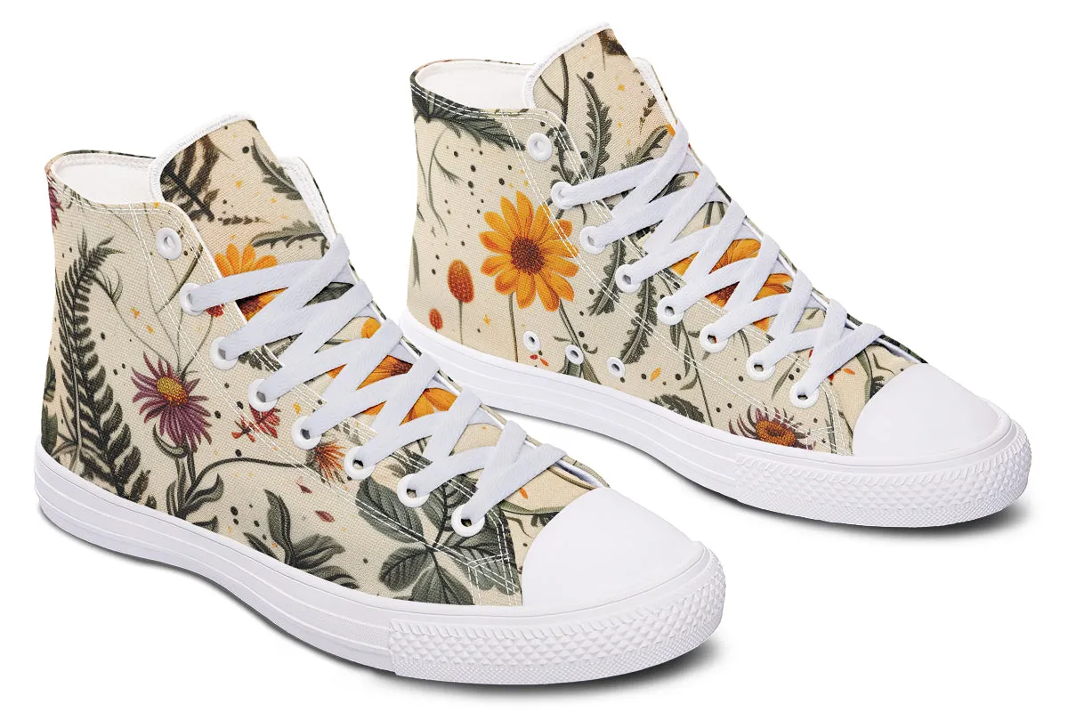 Midsummer High Tops - Classic Premium Canvas Shoes with Comfortable and Durable Soles