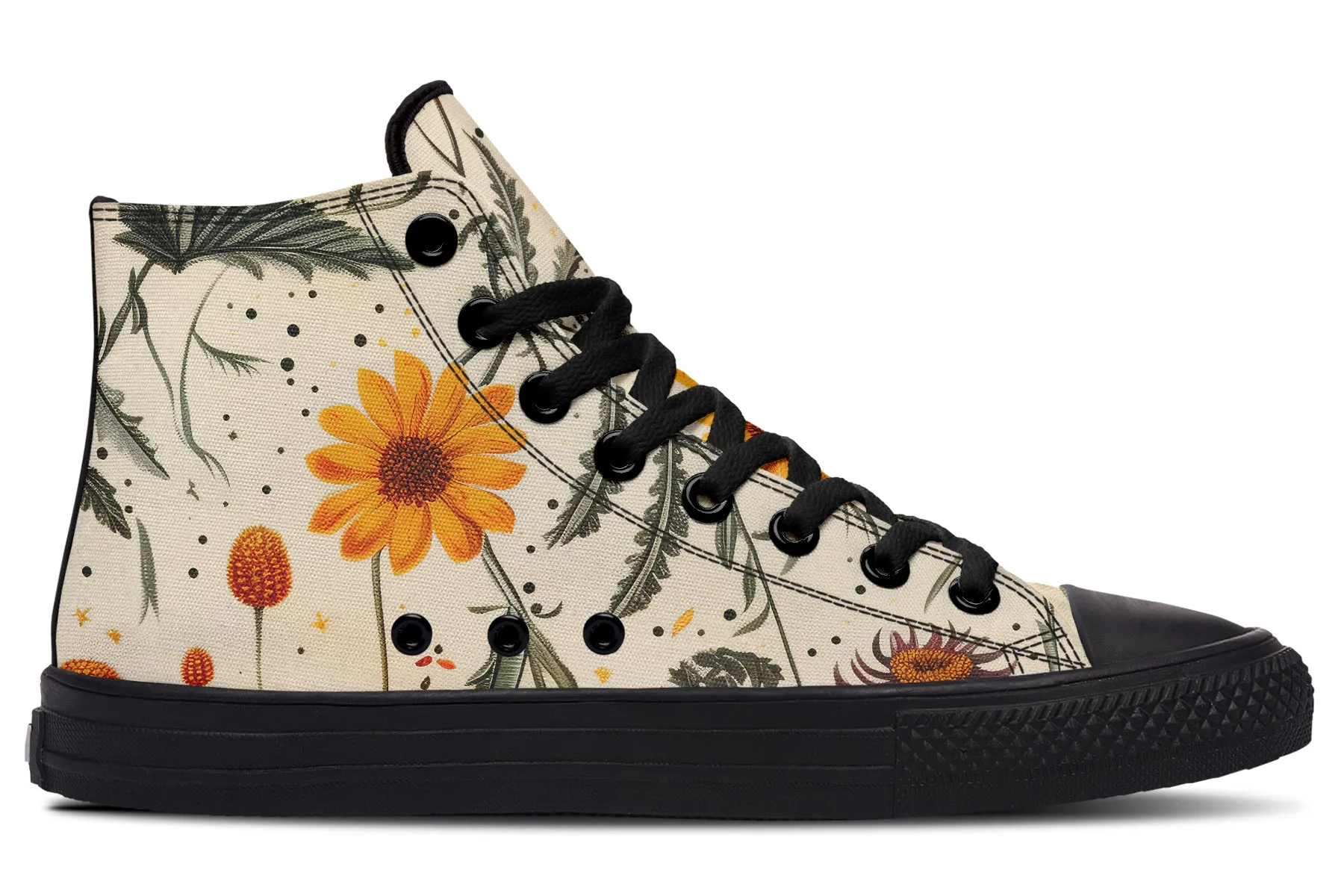 Midsummer High Tops - Classic Premium Canvas Shoes with Comfortable and Durable Soles