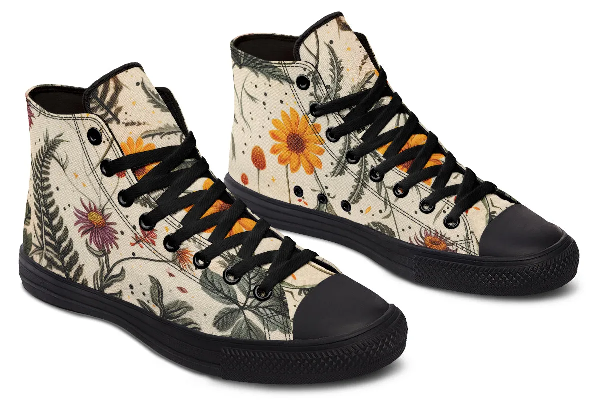 Midsummer High Tops - Classic Premium Canvas Shoes with Comfortable and Durable Soles