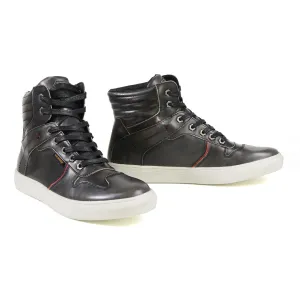 Milwaukee Leather MBM9152 Men's Black Leather High-Top Biker Riding Waterproof Shoes Reinforced w/ Ankle Support