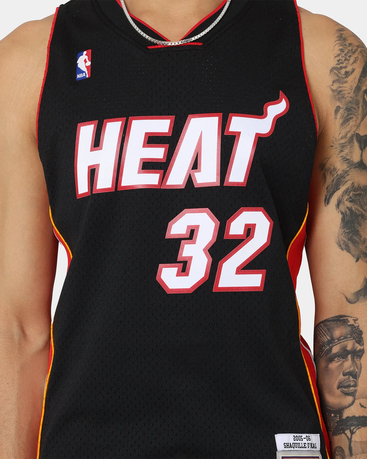 Mitchell & Ness Miami Heat Shaquille O'Neal #32 '05-'06 Road Jersey Black