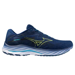 Mizuno Wave Rider 27 Mens | Navy Peony/sharp Green/swim Ca