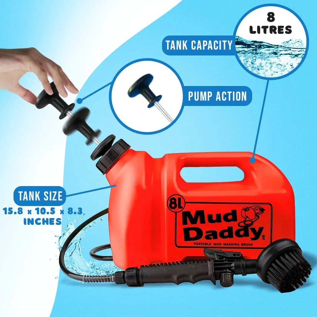 MUD DADDY® 8 LITRE ORIGINAL PORTABLE WASHING DEVICE