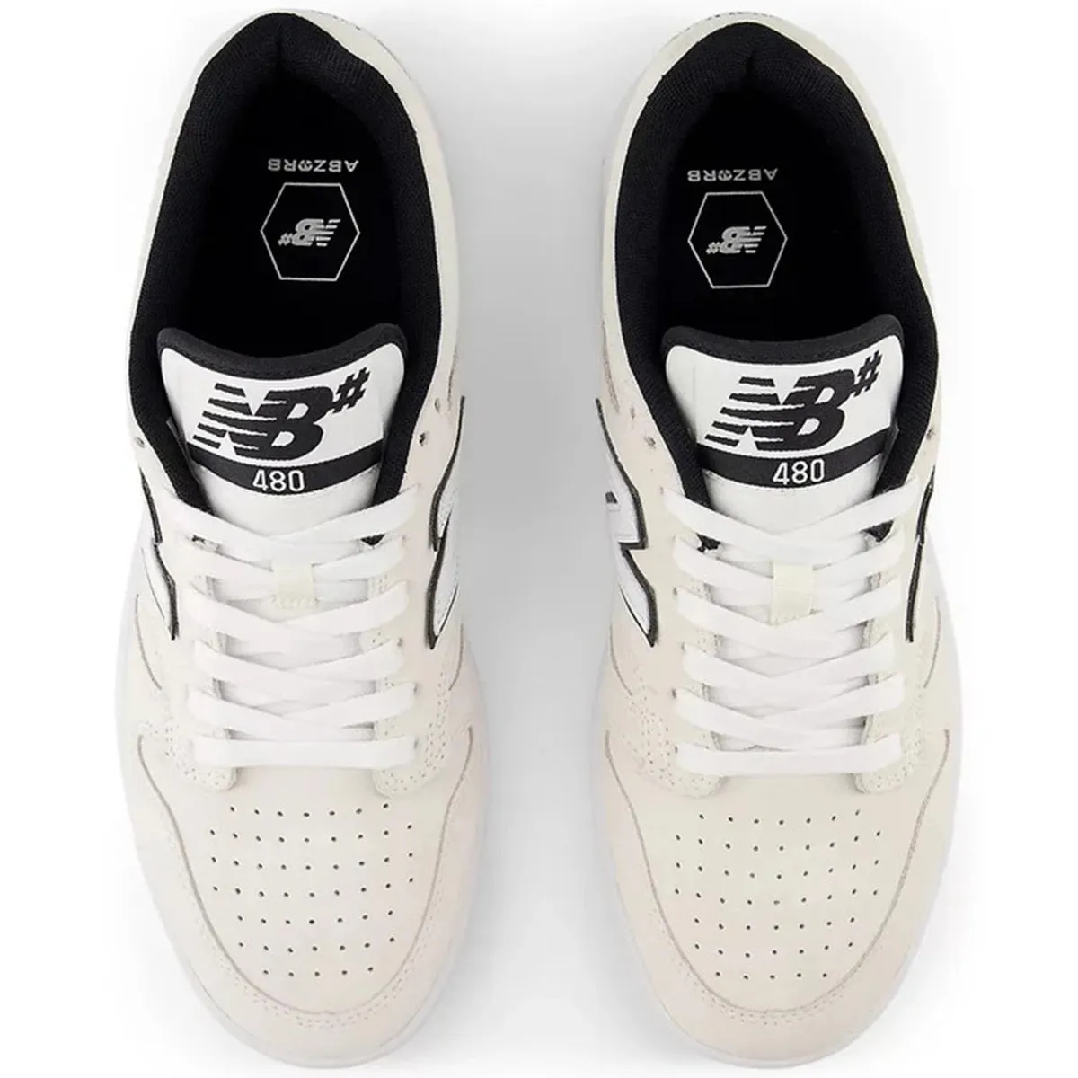 New Balance - 480 Shoes Cream/White