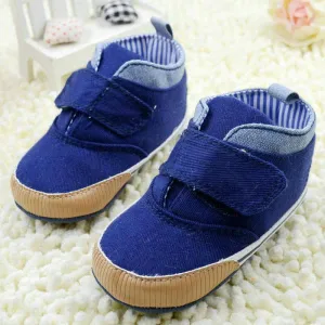 Newborn Kids High Prewalker Soft Sole Cotton Ankle Boots Crib Shoes Sneaker