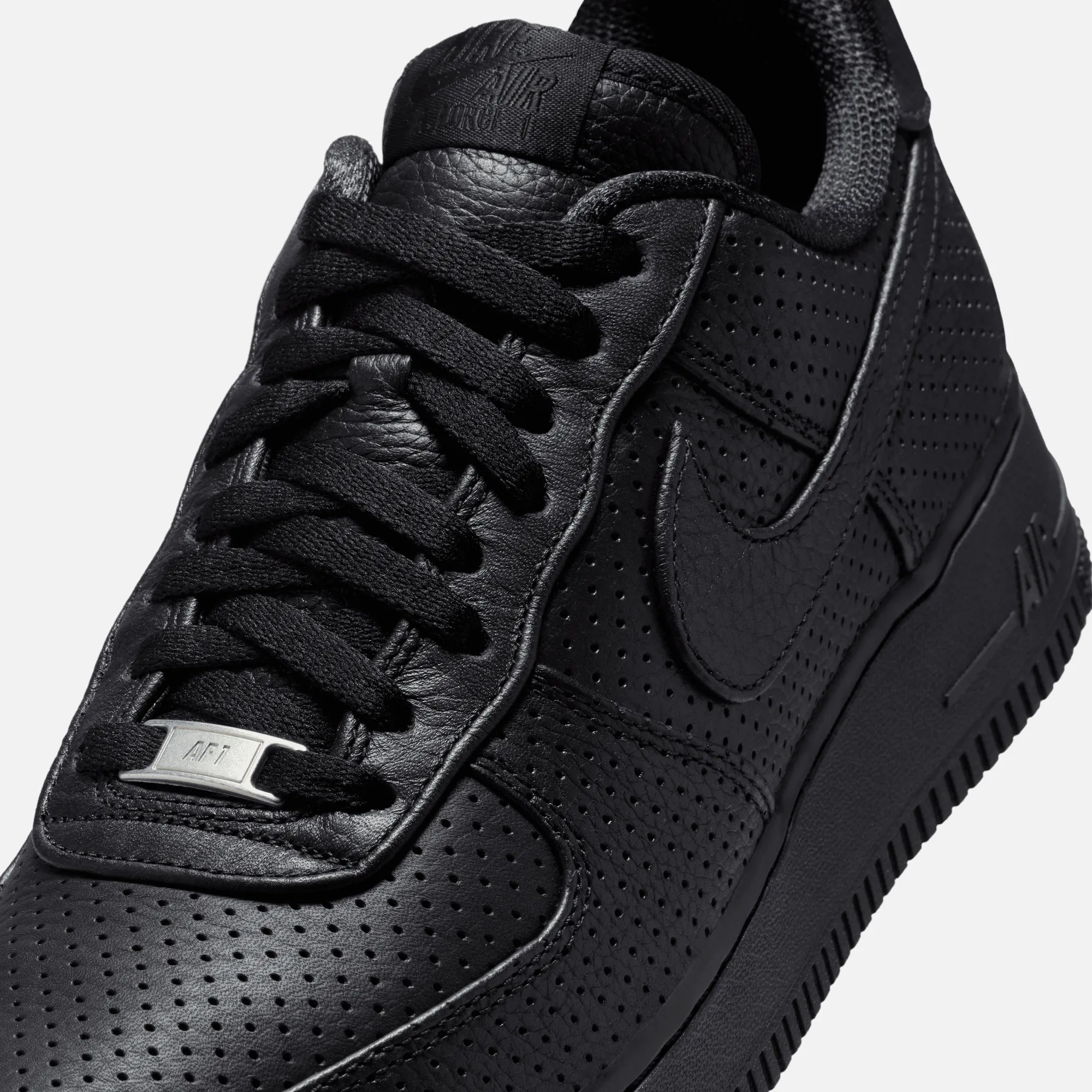 Nike Air Force 1 Low 'Perforated Black Leather'