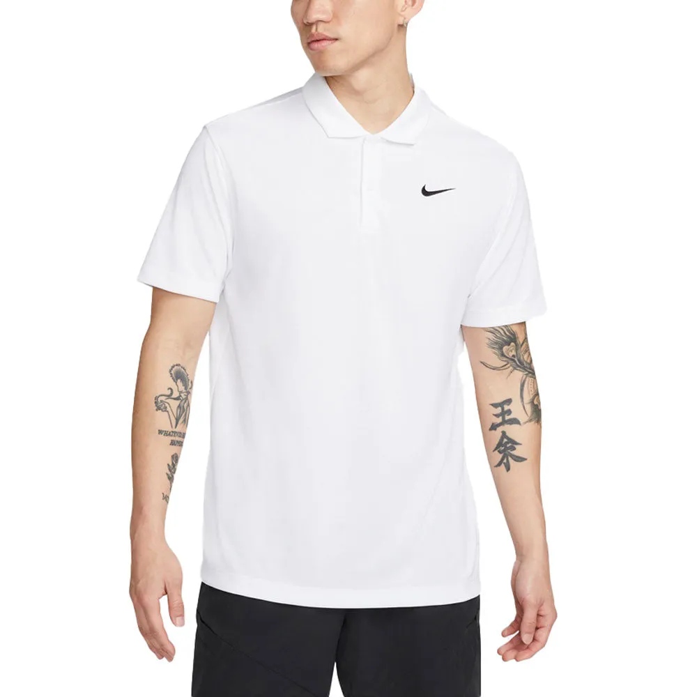 Nike Court Dri-Fit Polo Solid (Men's) - White