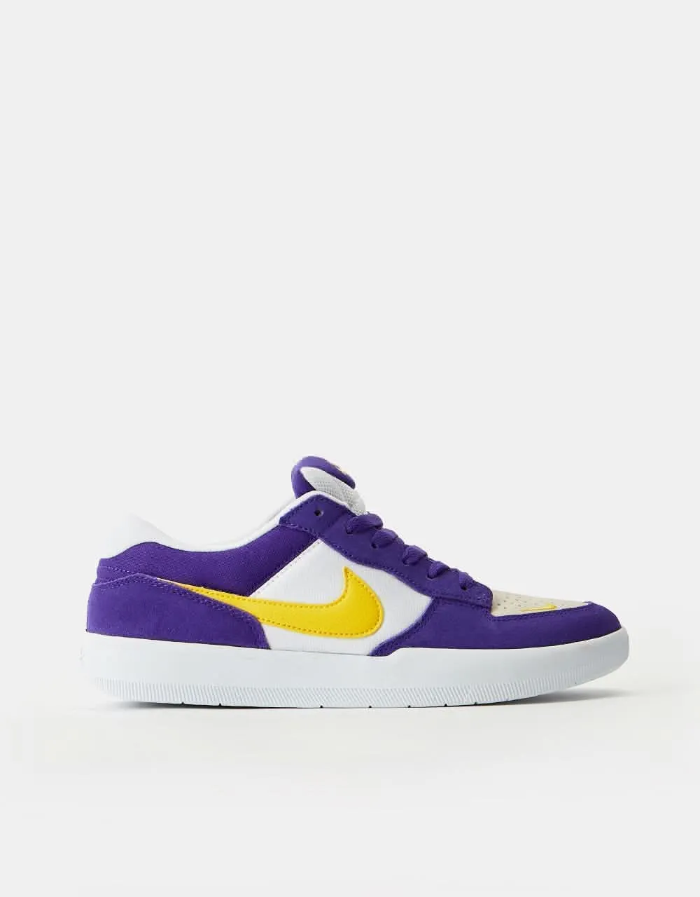 Nike SB Force 58 Skate Shoes - Court Purple/Amarillo-White-White