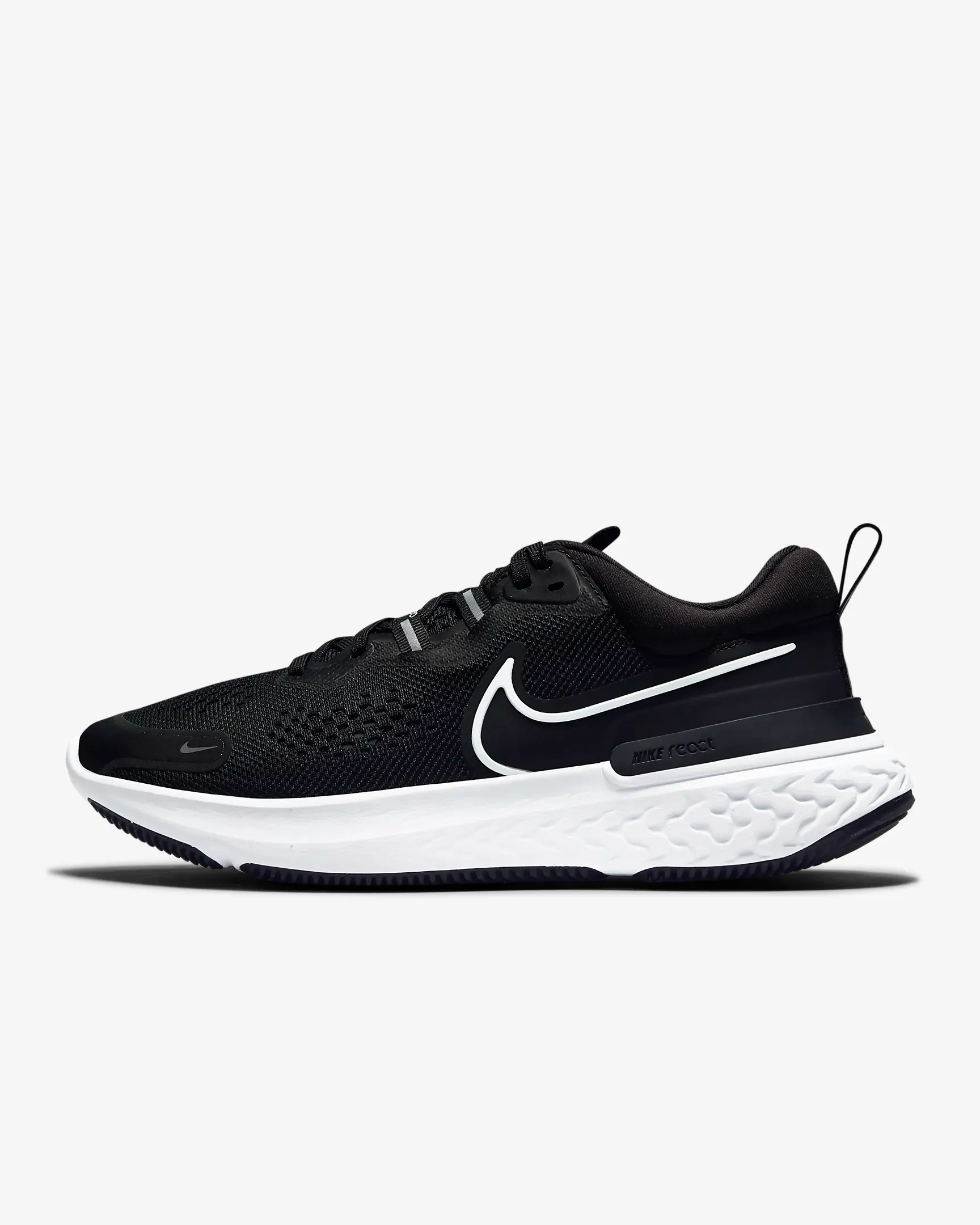 Nike Women's React Miler 2 Shoes - Black / Smoke Grey / White