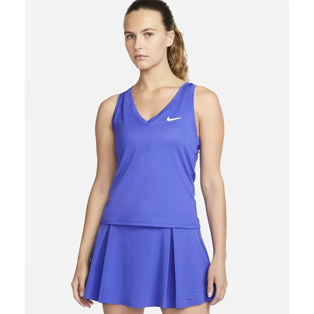 Nike Women's Victory Tank - Lapis/White