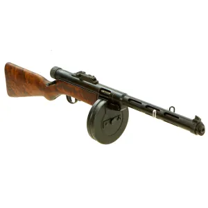 Original Finnish WWII Suomi KP/-31 M31 9mm Display SMG with Drum Magazine & Sling - Serial 75798