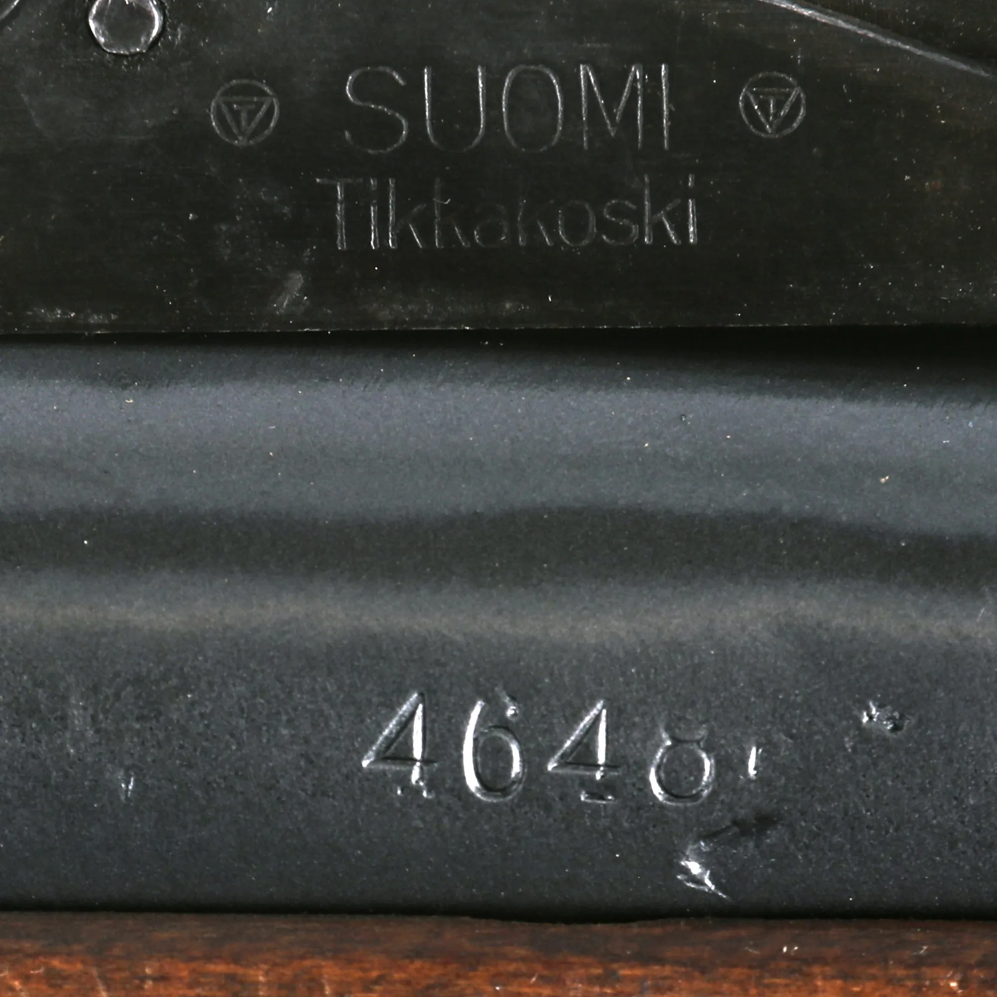 Original Finnish WWII Suomi KP/-31 M31 9mm Display SMG with Drum Magazine - Serial 46488