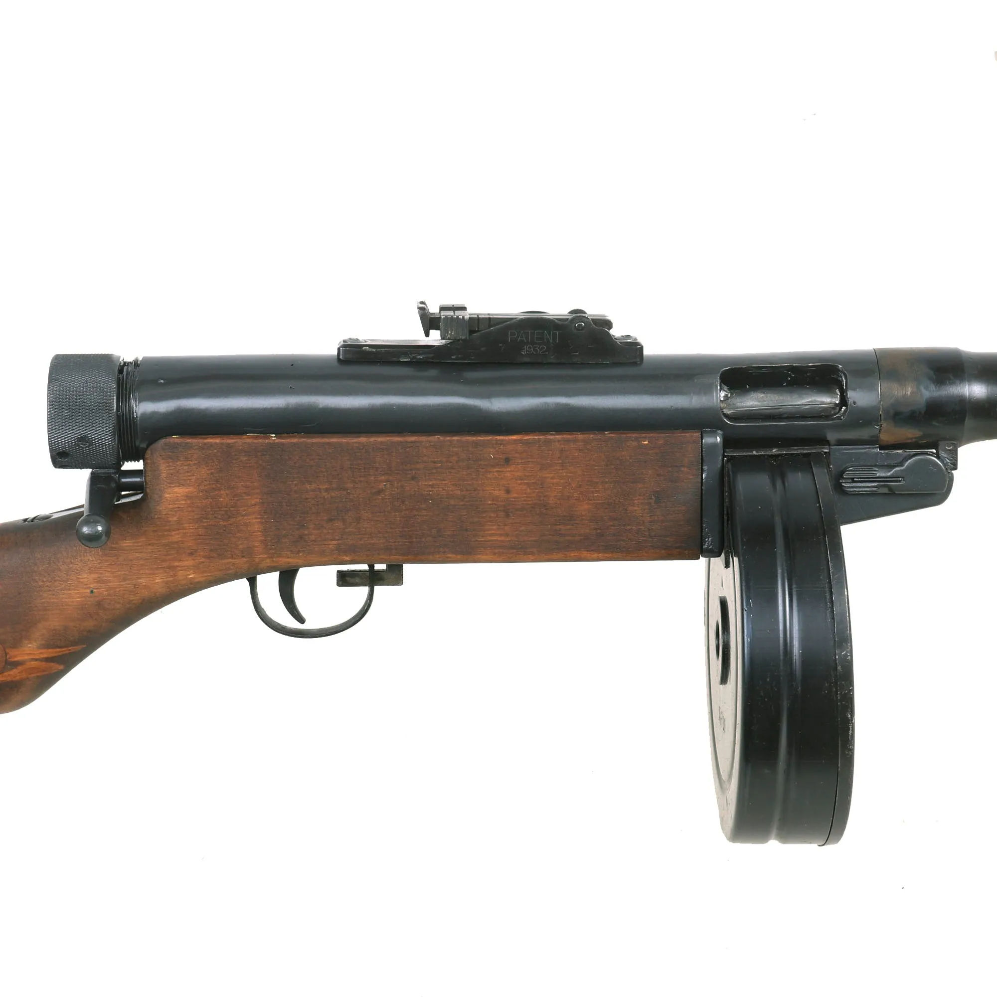 Original Finnish WWII Suomi KP/-31 M31 9mm Display SMG with Drum Magazine - Serial 46488