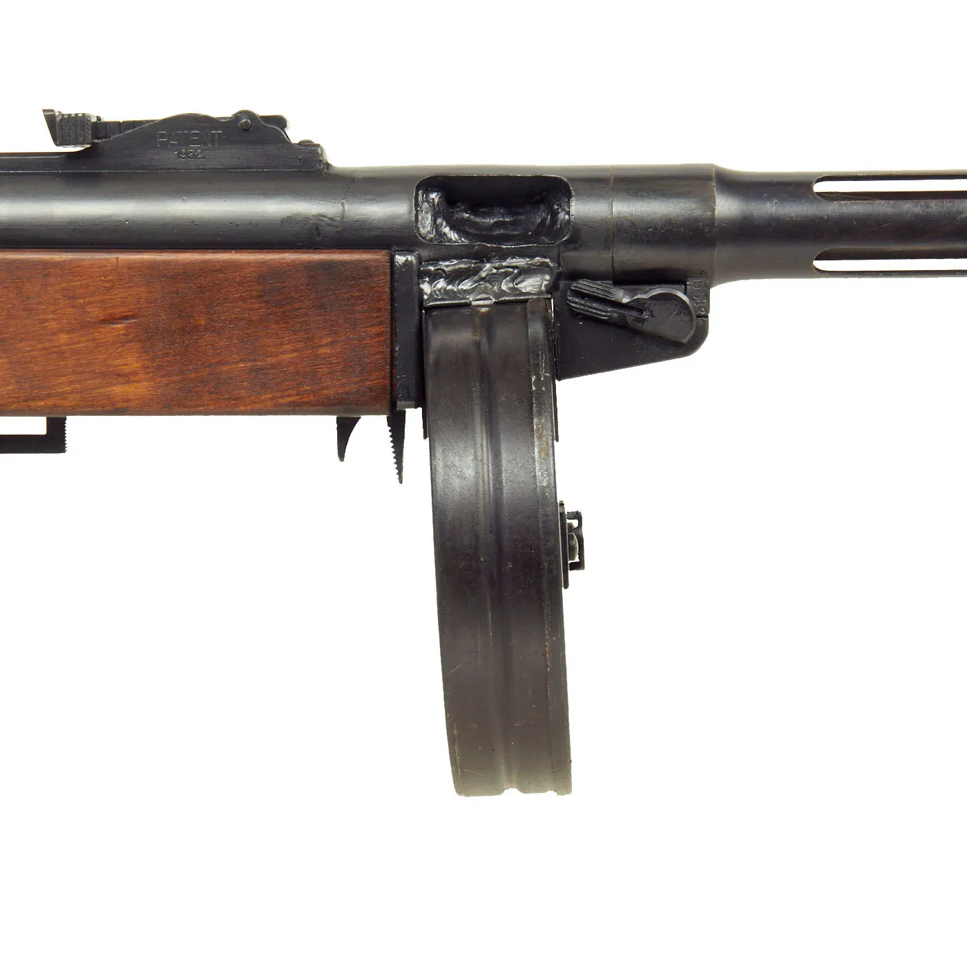 Original Finnish WWII Suomi KP/-31 M31 9mm Display SMG with Drum Magazine - Serial 51849