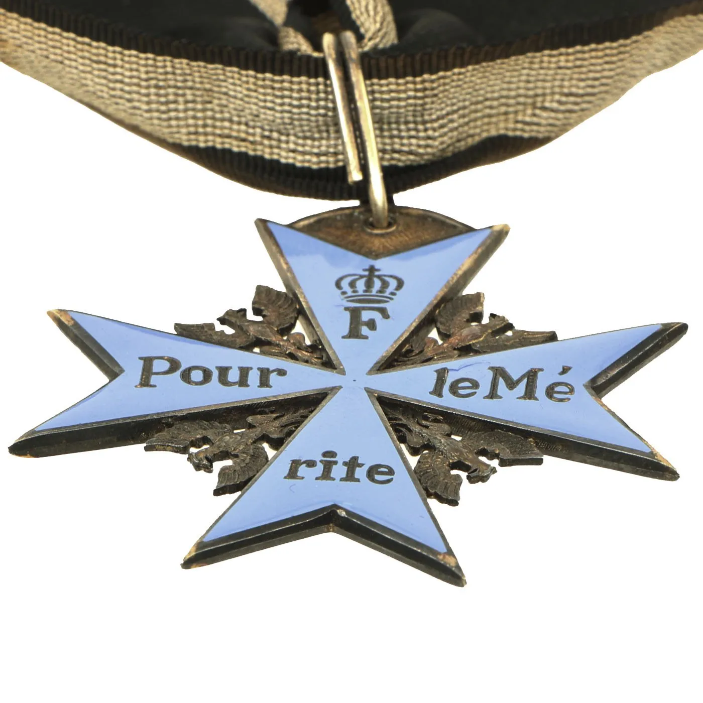 Original Imperial German Blue Max Medal Pour Le Merit Jeweler's Production by Rothe & Neffe