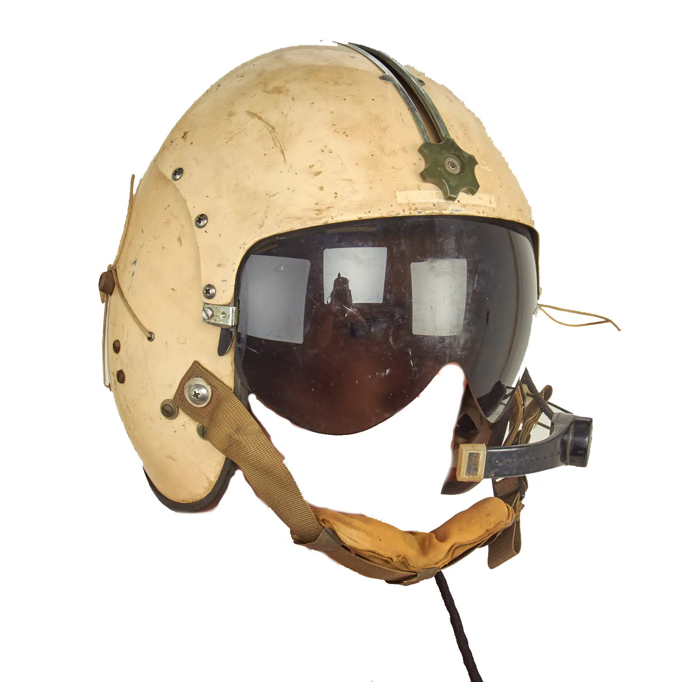 Original U.S. Vietnam War Named Helicopter Pilot Gentex APH-5 Flying Helmet With Bag - Lieutenant Colonel Jack Tumlinson, 1st Aviation Brigade