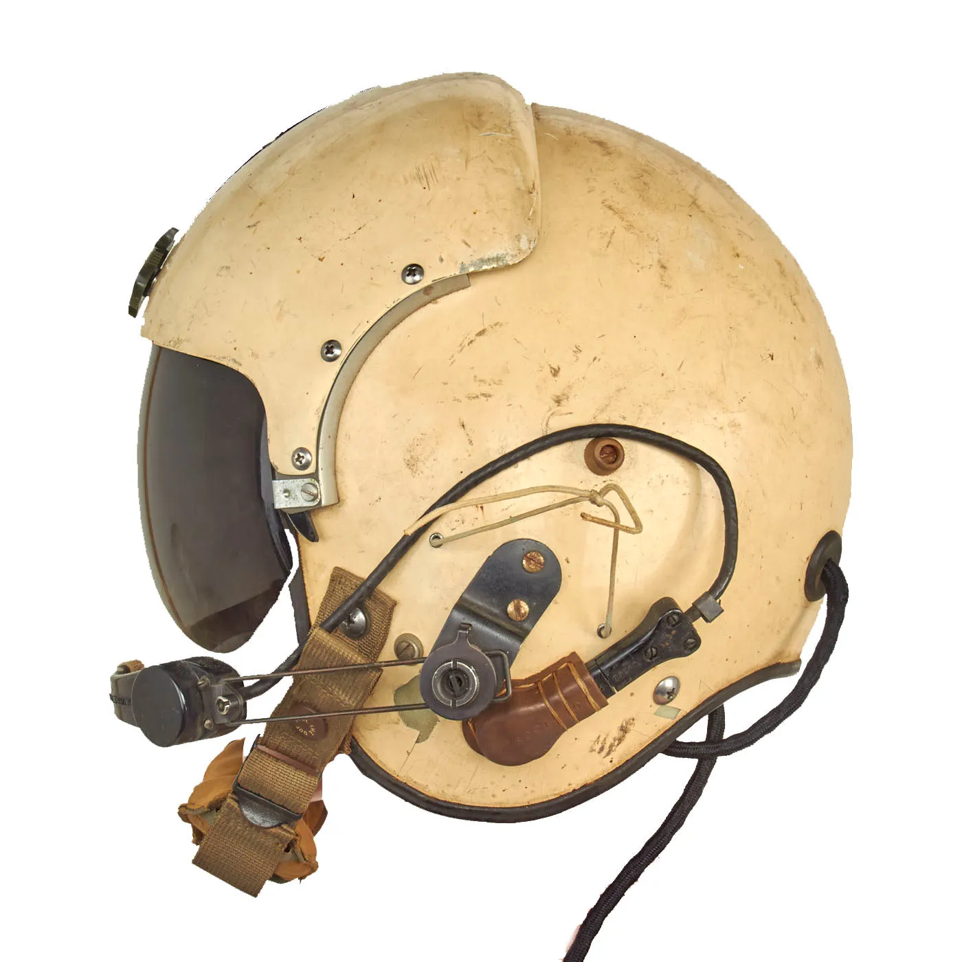 Original U.S. Vietnam War Named Helicopter Pilot Gentex APH-5 Flying Helmet With Bag - Lieutenant Colonel Jack Tumlinson, 1st Aviation Brigade