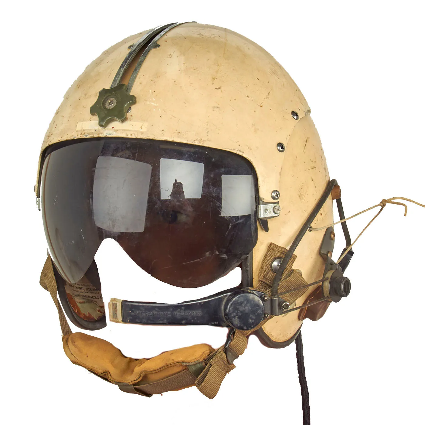 Original U.S. Vietnam War Named Helicopter Pilot Gentex APH-5 Flying Helmet With Bag - Lieutenant Colonel Jack Tumlinson, 1st Aviation Brigade